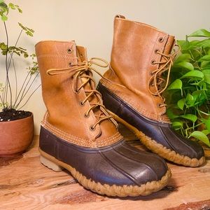L.L. Bean Boots 8" Thinsulate Tan/Brown Size 8